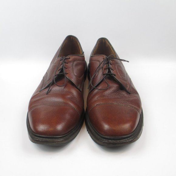 Allen Edmonds  Becker Brown Leather Oxford Shoes main image 9